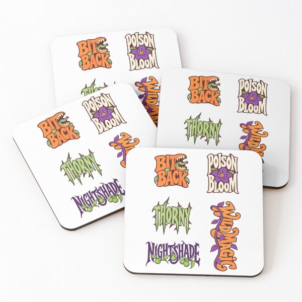 Item preview, Halloween Gothic Typography, Spooky Botanical Lettering, Dark Floral Horror Design designed and sold by AliveStyle.