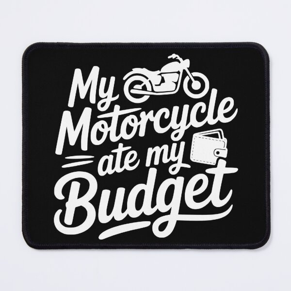 Item preview, My Motorcycle Ate My Budget designed and sold by theartfulaspie.