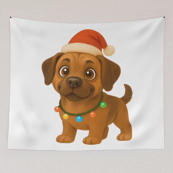 Item preview, Boggle Dog Christmas Lights designed and sold by Sillytoe.