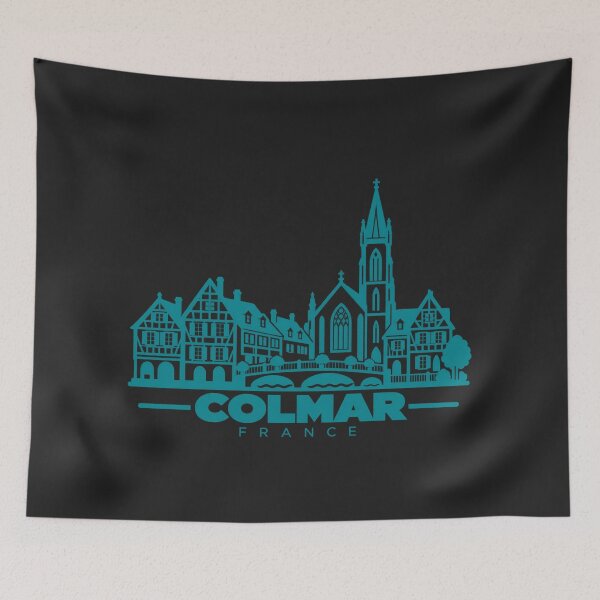 Item preview, Colmar France Line Art Landmark Poster designed and sold by CMYKStudio.