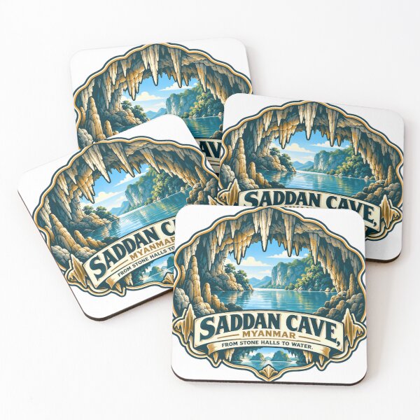 Item preview, Saddan Cave Myanmar From Stone Halls To Water Travel Destination Explorer designed and sold by SEEM-drawing.