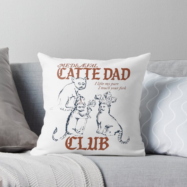Item preview, Mediaeval Catte Dad Club - I Lifte My Purr I Touch Your Fork designed and sold by thedoodlevault.