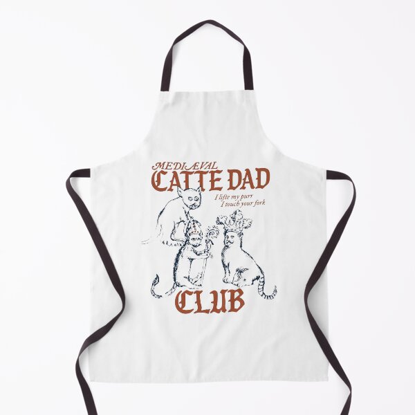 Item preview, Mediaeval Catte Dad Club - I Lifte My Purr I Touch Your Fork designed and sold by thedoodlevault.