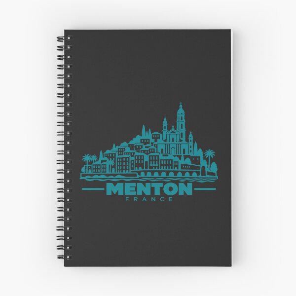 Item preview, Menton France Line Art Coastline Poster designed and sold by CMYKStudio.