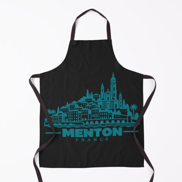 Item preview, Menton France Line Art Coastline Poster designed and sold by CMYKStudio.