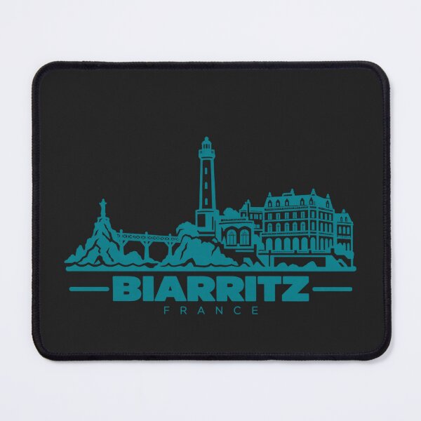 Item preview, Biarritz France Line Art Coastline Poster designed and sold by CMYKStudio.