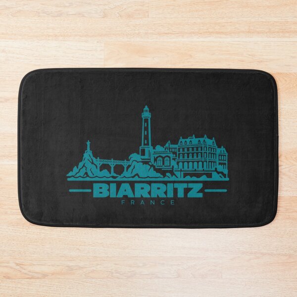 Item preview, Biarritz France Line Art Coastline Poster designed and sold by CMYKStudio.