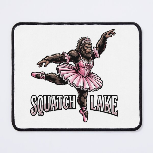 Item preview, Bigfoot Ballerina Squatch Lake - Funny Swan Lake Ballet Pun designed and sold by Spank My Yeti.