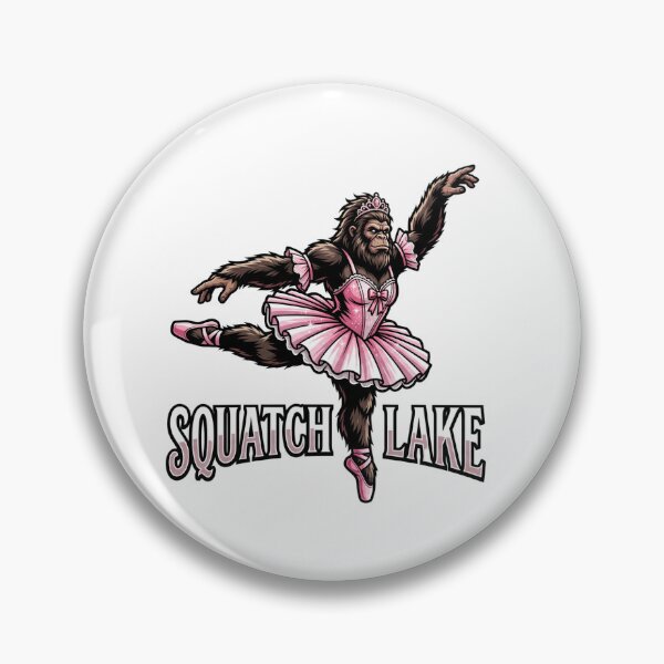 Item preview, Bigfoot Ballerina Squatch Lake - Funny Swan Lake Ballet Pun designed and sold by Spank My Yeti.