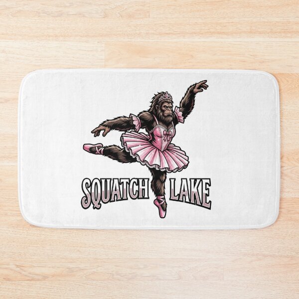 Item preview, Bigfoot Ballerina Squatch Lake - Funny Swan Lake Ballet Pun designed and sold by Spank My Yeti.