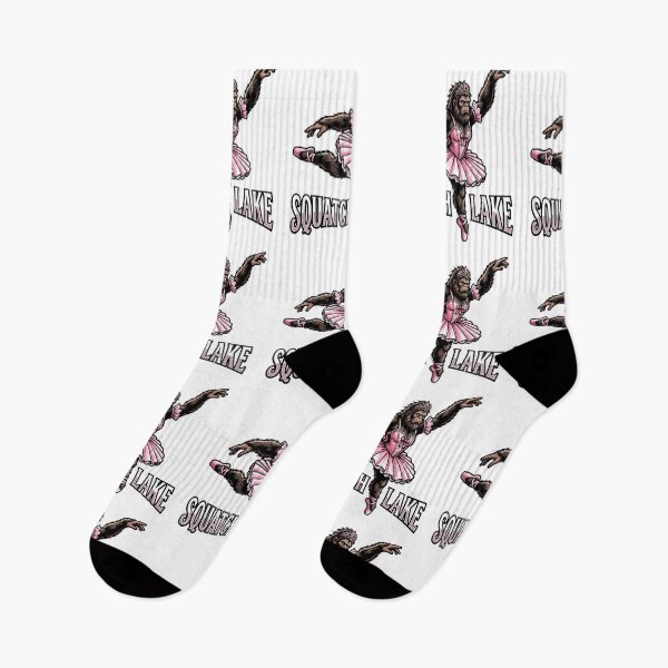Item preview, Bigfoot Ballerina Squatch Lake - Funny Swan Lake Ballet Pun designed and sold by Spank My Yeti.