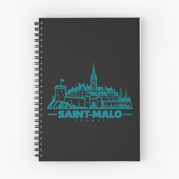 Item preview, Saint Malo France Line Art Coastline Poster designed and sold by CMYKStudio.
