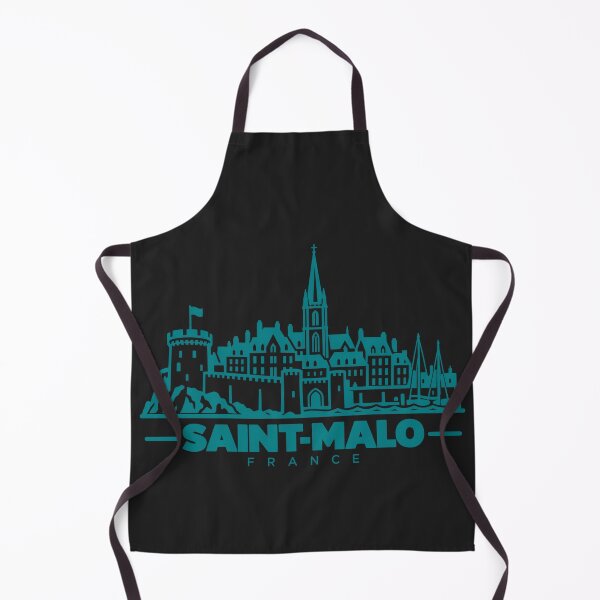 Item preview, Saint Malo France Line Art Coastline Poster designed and sold by CMYKStudio.