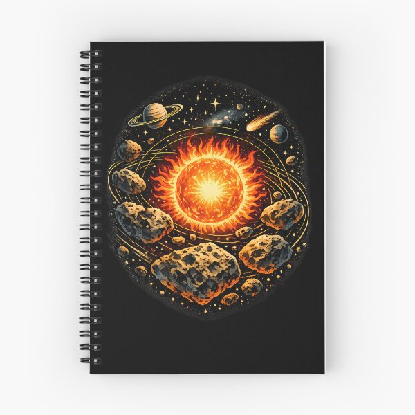 Item preview, Ancient asteroids orbiting the Sun designed and sold by Daily Quirk.