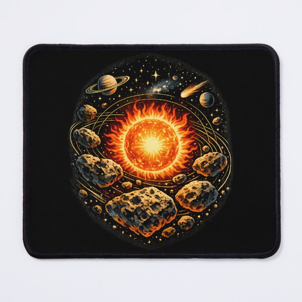 Item preview, Ancient asteroids orbiting the Sun designed and sold by Daily Quirk.