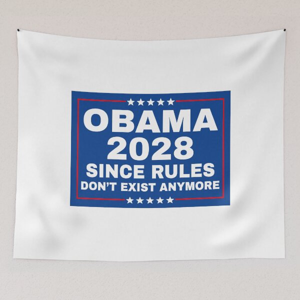 Item preview, Obama 2028 - Since Rules Don't Exist Anymore designed and sold by PixVib.