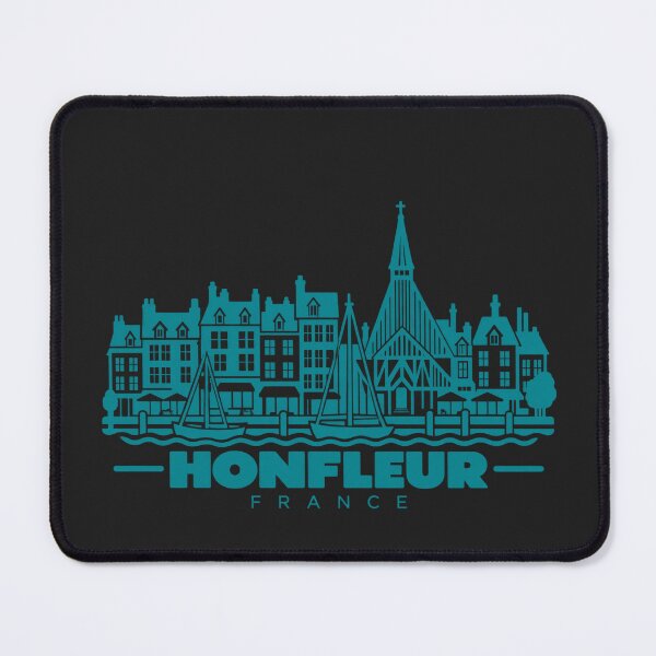 Item preview, Honfleur France Line Art Coastline Poster designed and sold by CMYKStudio.