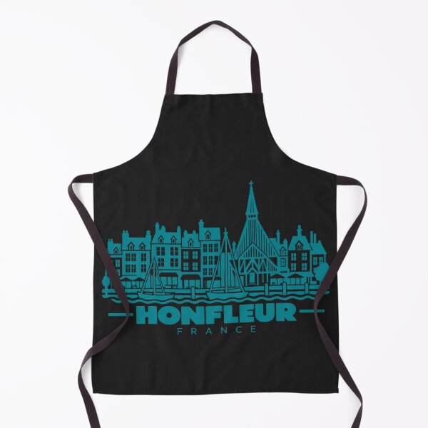 Item preview, Honfleur France Line Art Coastline Poster designed and sold by CMYKStudio.
