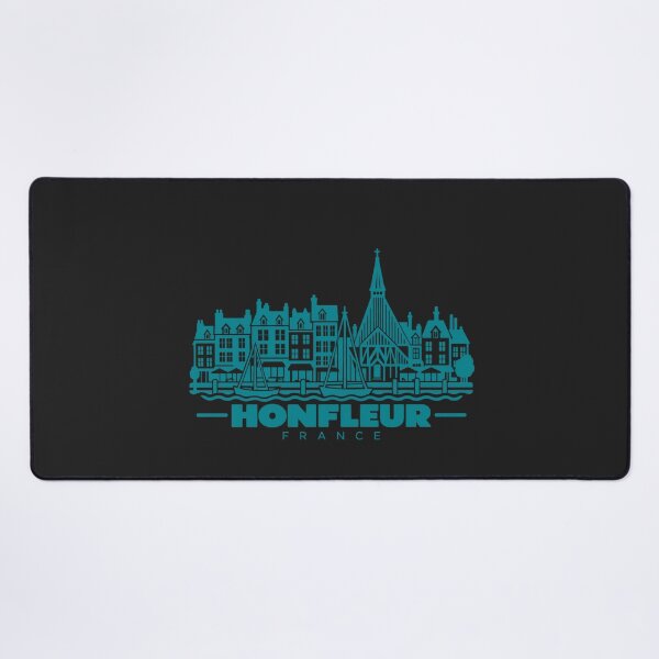 Item preview, Honfleur France Line Art Coastline Poster designed and sold by CMYKStudio.