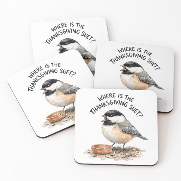 Item preview, Chickadee Demands The Thanksgiving Suet designed and sold by Tiffany Roy.