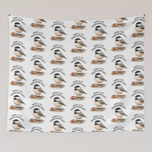 Item preview, Chickadee Demands The Thanksgiving Suet designed and sold by Tiffany Roy.