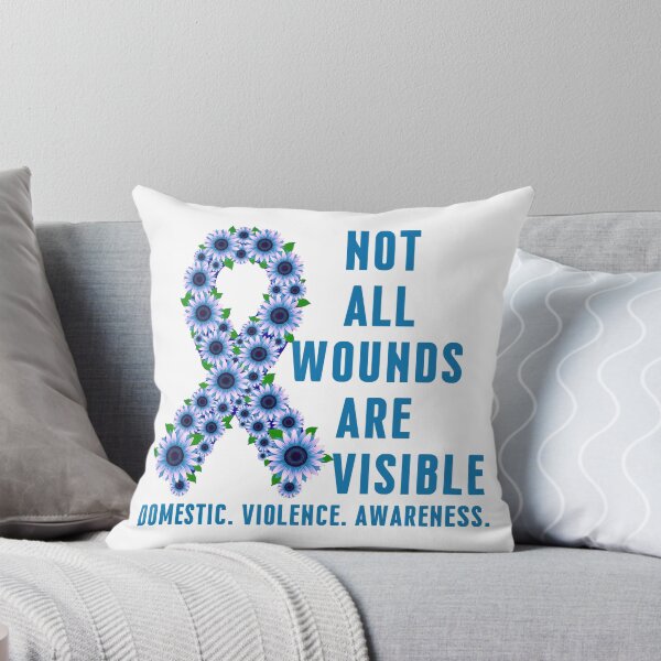 Item preview, Domestic Violence Awareness Typography Survivor Support Shirt designed and sold by Teetreasure2.