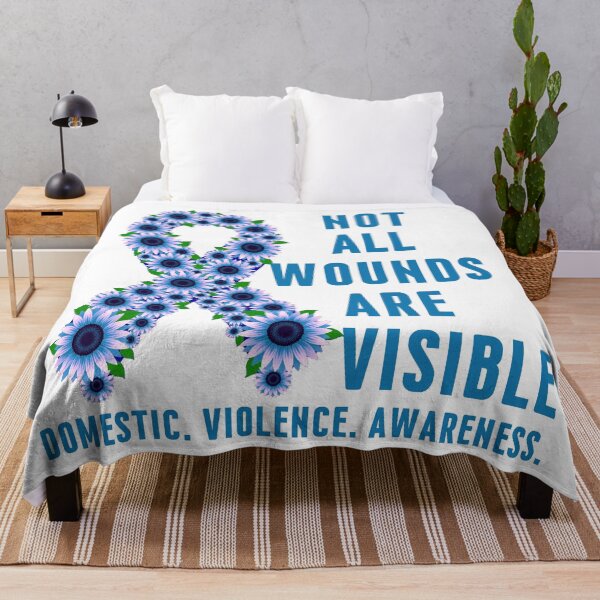 Item preview, Domestic Violence Awareness Typography Survivor Support Shirt designed and sold by Teetreasure2.
