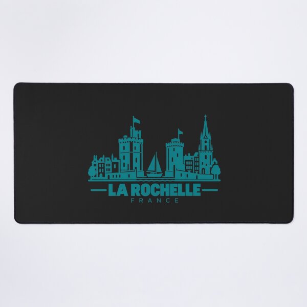 Item preview, La Rochelle France Line Art Coastline Poster designed and sold by CMYKStudio.