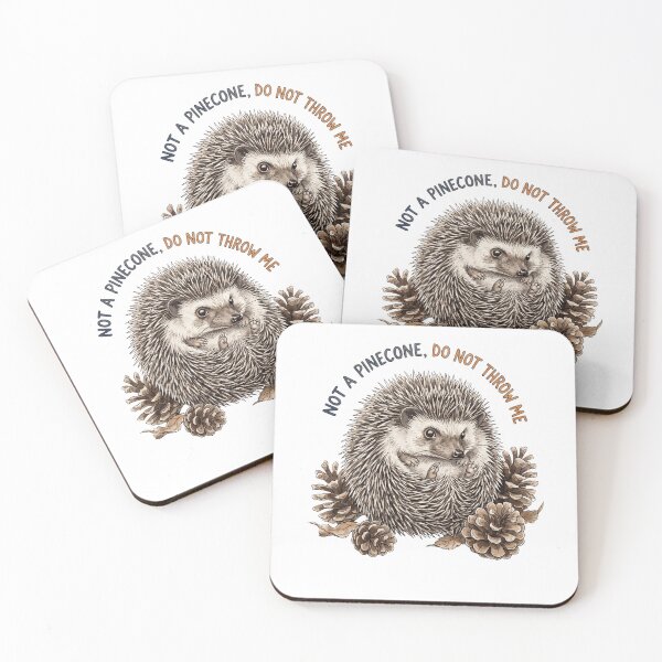 Item preview, Hedgehog Says Not A Pinecone designed and sold by Tiffany Roy.