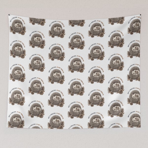 Item preview, Hedgehog Says Not A Pinecone designed and sold by Tiffany Roy.