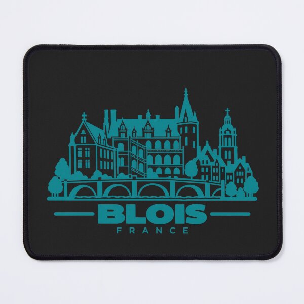 Item preview, Blois France Line Art Landmark Poster designed and sold by CMYKStudio.