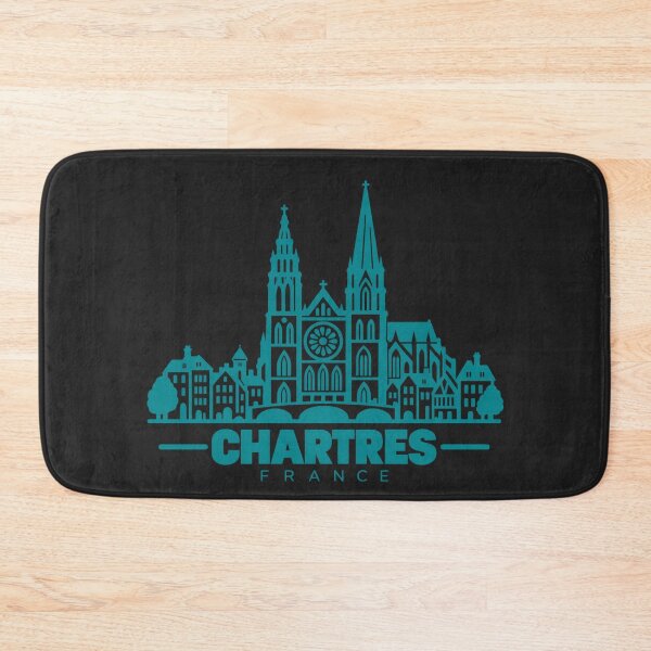 Item preview, Chartres France Line Art Landmark Poster designed and sold by CMYKStudio.