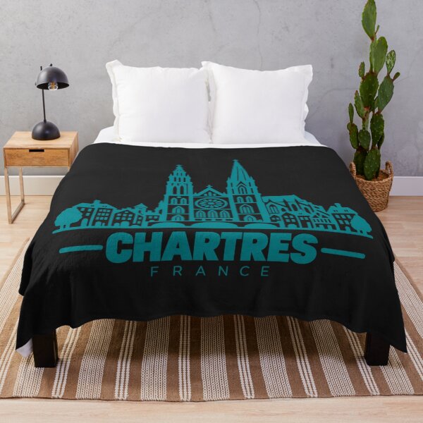 Item preview, Chartres France Line Art Landmark Poster designed and sold by CMYKStudio.