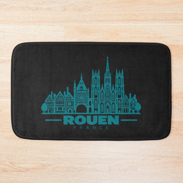 Item preview, Rouen France Line Art Landmark Poster designed and sold by CMYKStudio.