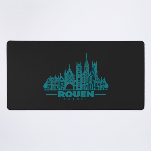 Item preview, Rouen France Line Art Landmark Poster designed and sold by CMYKStudio.