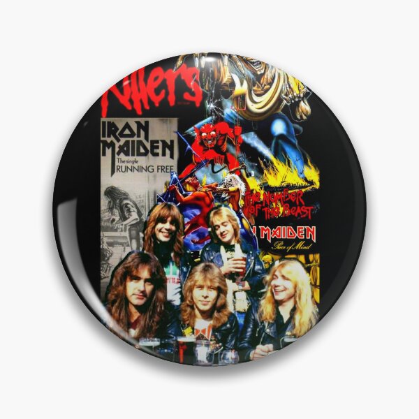 Aperçu de l'œuvre Groupe de rock à la Iron Maiden créée et vendue par Skozr.