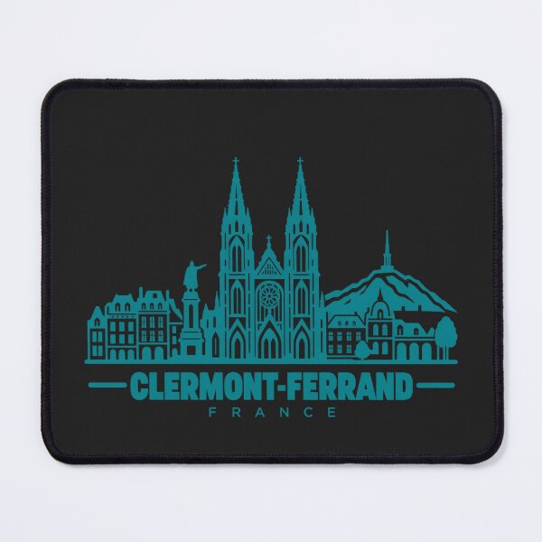 Item preview, Clermont Ferrand France Line Art Travel Poster designed and sold by CMYKStudio.