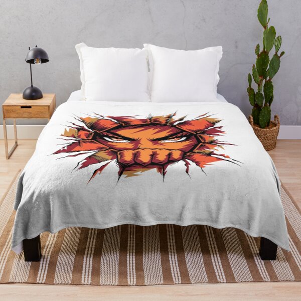 Item preview, angry ninja mask face graphic fiery orange comic pop art designed and sold by DariaOltes.