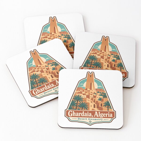 Item preview, Ghardaia, Algeria Desert Geometry Travel Souvenir Landmark designed and sold by Simsimah26Parks.