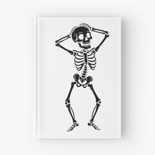 Item preview, Full Body Skeleton Outline Wearing Headphones designed and sold by AFernandesDSG.
