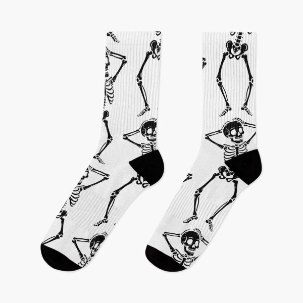 Item preview, Full Body Skeleton Outline Wearing Headphones designed and sold by AFernandesDSG.