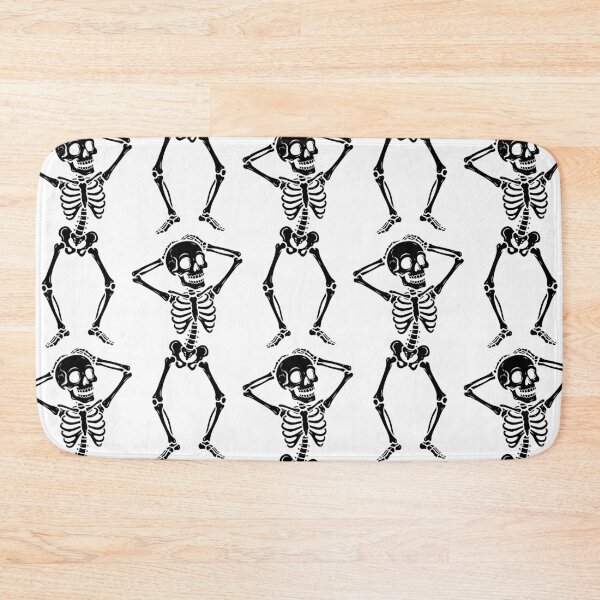 Item preview, Full Body Skeleton Outline Wearing Headphones designed and sold by AFernandesDSG.
