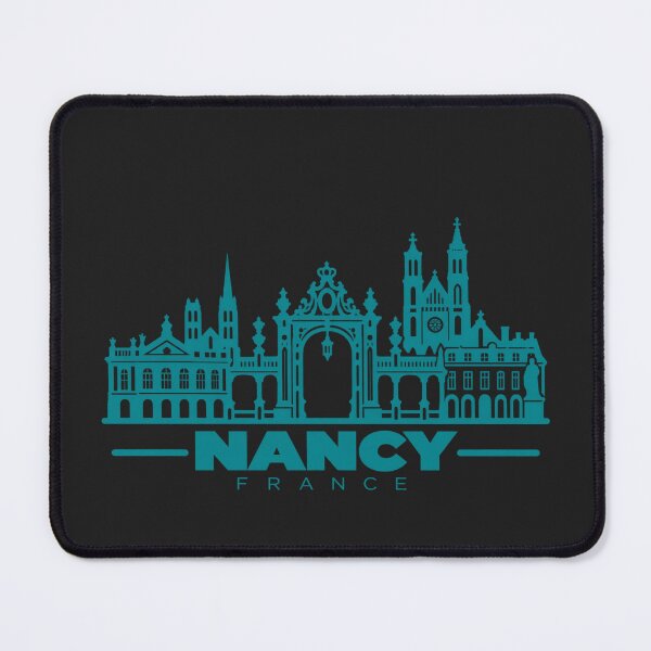 Item preview, Nancy France Line Art Landmark Poster designed and sold by CMYKStudio.