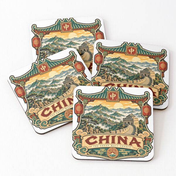 Item preview, China The Great Wall Legacy Chinese Travel History Landmark designed and sold by SEEM-drawing.