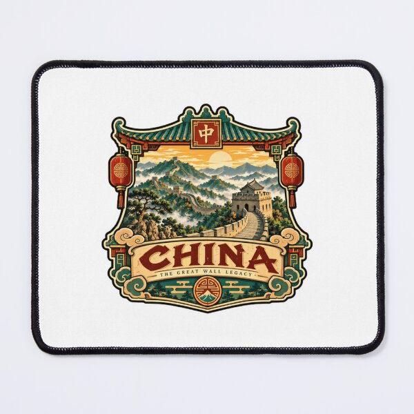 Item preview, China The Great Wall Legacy Chinese Travel History Landmark designed and sold by SEEM-drawing.