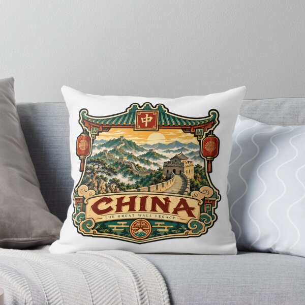 Item preview, China The Great Wall Legacy Chinese Travel History Landmark designed and sold by SEEM-drawing.