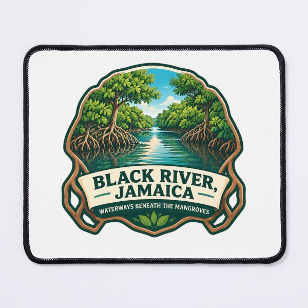 Item preview, Black River, Jamaica Waterways Beneath The Mangroves Nature Lover Vacation designed and sold by Star3NowForMe.