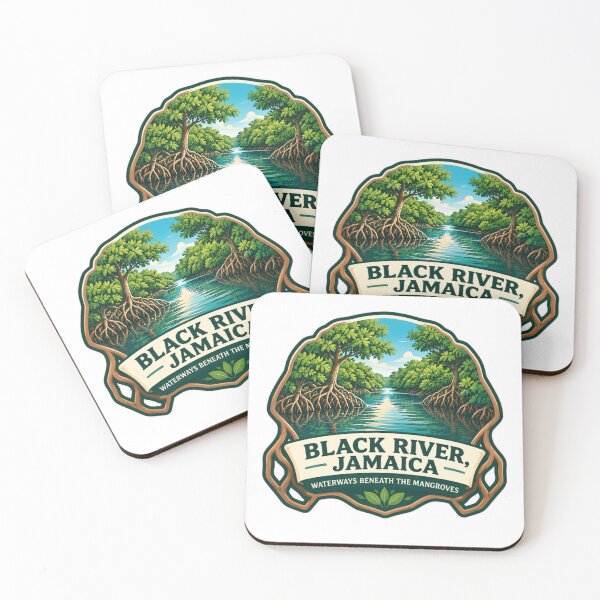 Item preview, Black River, Jamaica Waterways Beneath The Mangroves Nature Lover Vacation designed and sold by Star3NowForMe.