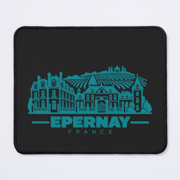 Item preview, Epernay France Line Art Travel Poster designed and sold by CMYKStudio.
