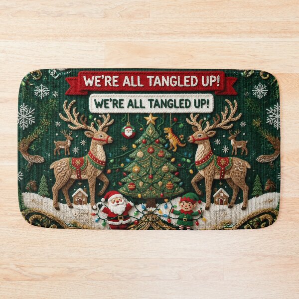 Item preview, navidad enredada designed and sold by obalartsMerch.